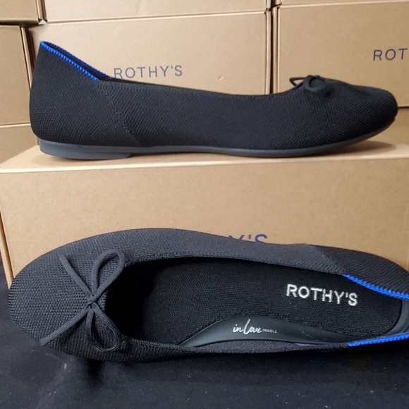 ROTHY'S THE BALLET FLAT BLACK - Picture 2 of 10